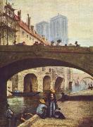 Honore Daumier Der Kunstler vor Notre Dame china oil painting artist